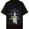 Oversized t-shirt-no-humanity