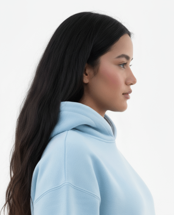 TwinFish branded label on premium oversized black hoodie close-up.png